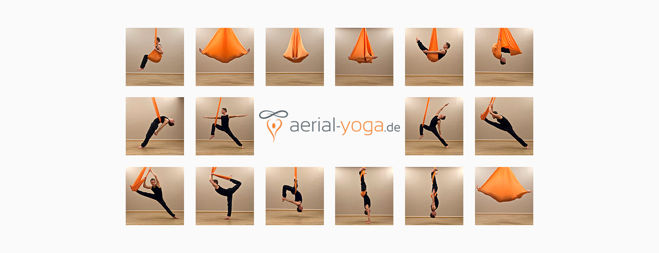 Aerial Yoga Übungen für Anfänger